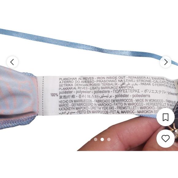 Zara Blue And Orange Boho Artsy Asymmetrical Jumpsuit Sz M - Picture 4 of 6